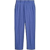 Tommy Hilfiger Boys Flat-Front Dress Pant, Straight Leg Fit, Zip Fly & Belt Loops, Side & Back Pockets