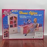 My Fancy Life Home Office Dollhouse Furniture Set for 11.5" Fashion Doll.