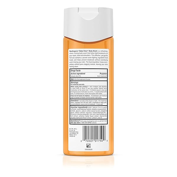 NEUTROGENA BODY CLEAR BODY WASH 8.5 OZ