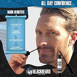 Blackbeard Formula X Beard Color for Men, Beard