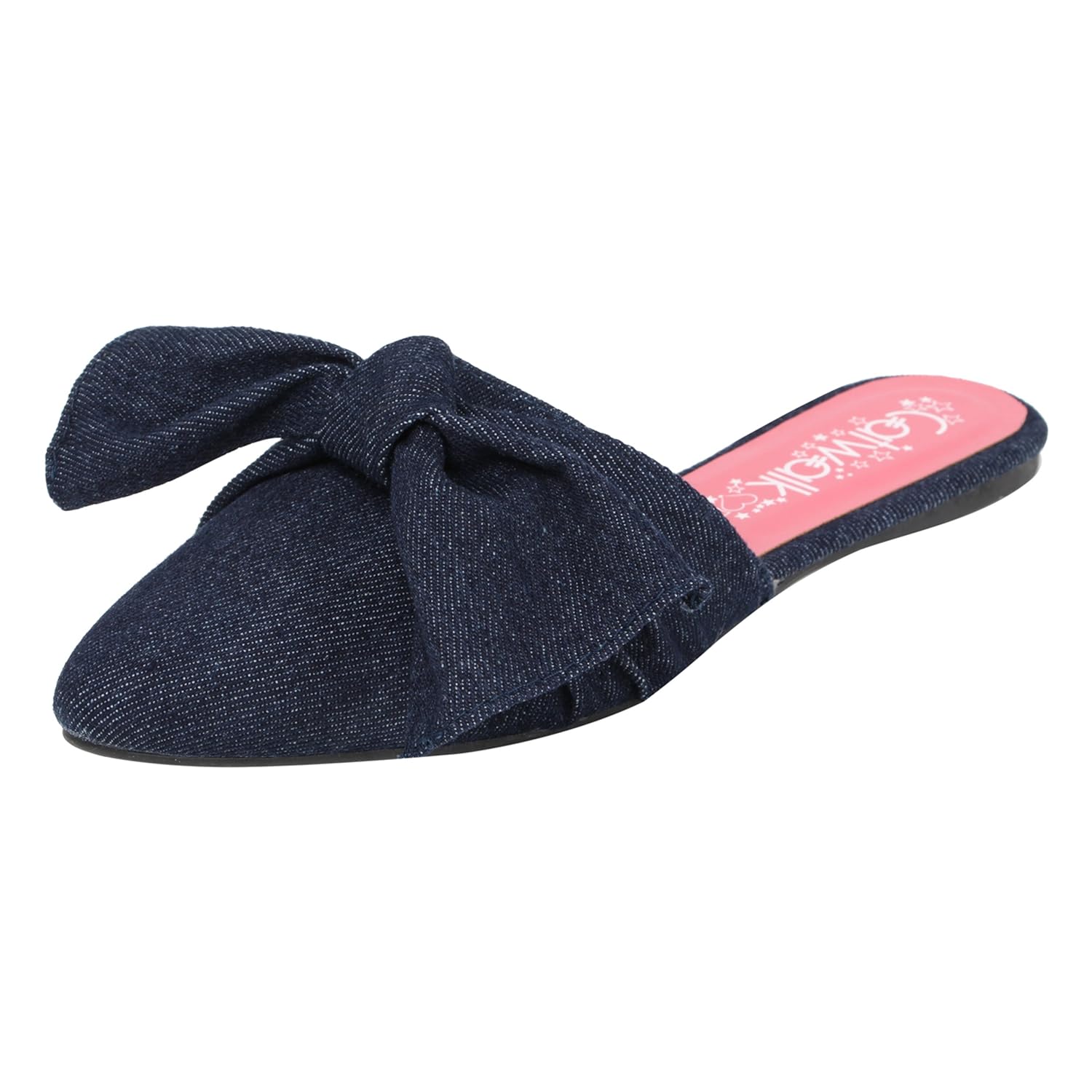 catwalk blue mules for women