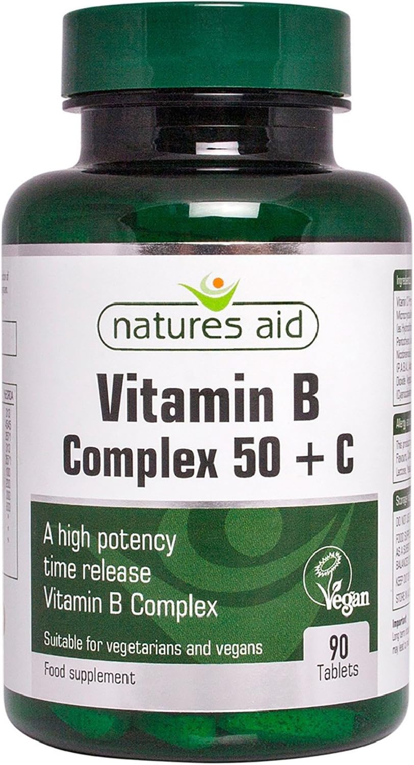 Natures Aid Vitamin B Complex + C (High Potency) Health & Personal Care
