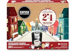 Zavida 24 Days of Coffee Advent Calendar - Keurig®-Compatible