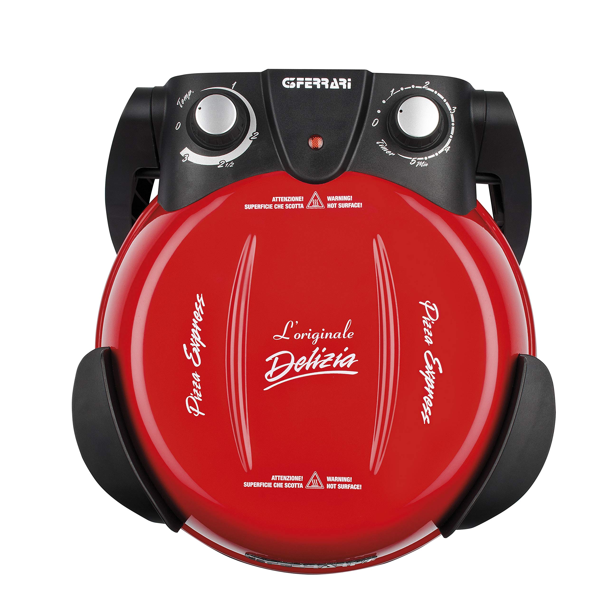 G3 Ferrari G10006 Pizza Äußern Vergnügen, Ofen Pizza, 1200 W, 400°C, Rot 9