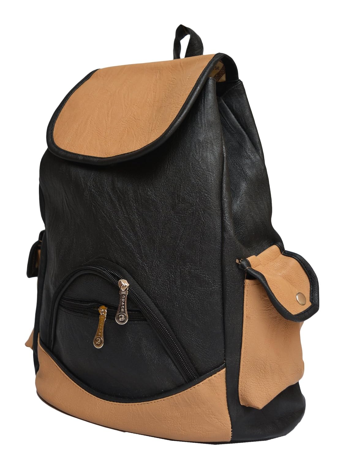 hbos traders girl's backpack handbag, black