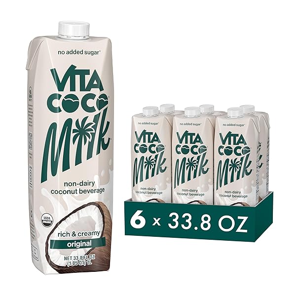 VITA COCO ORIGINAL ORGANIC COCONUT MILK, PLANT BASED,...
