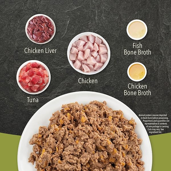 ACANA PREMIUM PATE KITTEN WET CAT FOOD IN BONE BROTH CHICKEN + TUNA RECIPE 3OZ CANS (24 COUNT)