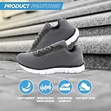 Get Fit Women's Lightweight Running Trainers Breathable Mesh Grey 6-39 view 3