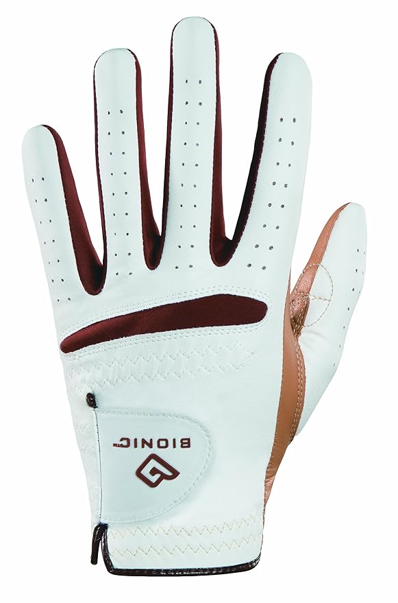 Bionic Women's RelaxGrip Caramel Palm Right Handed Golf Glove, Gloves