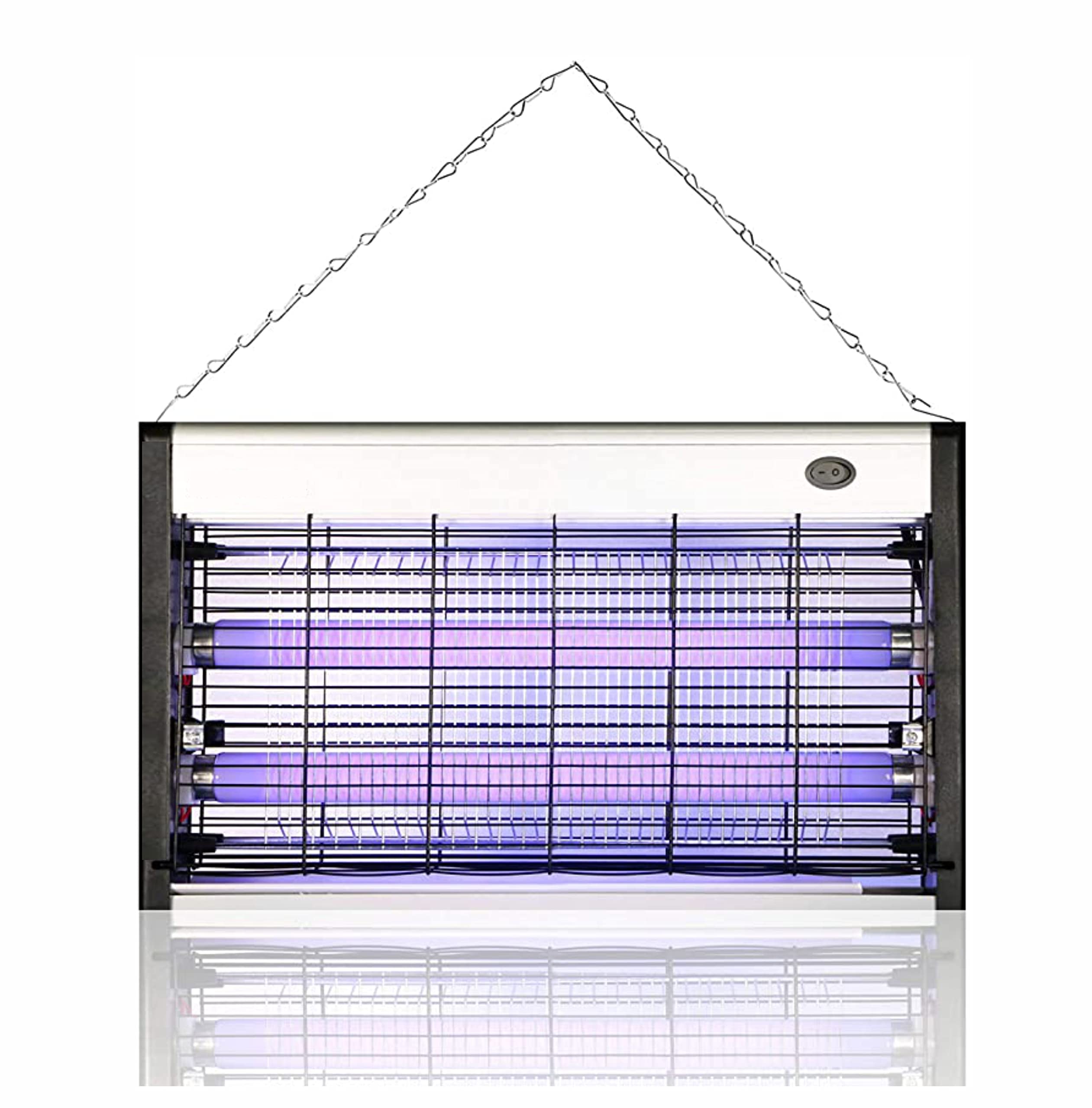 Electron 30W, Electric Bug Zapper, Insect Killer, Mosquito, Bug, Moth, Fly or Any Pest Killer Zapper, 220v UK Plug, Powerful 2800V Grid, Energy Saving, Ultraviolet Light Bulb, Indoor Use