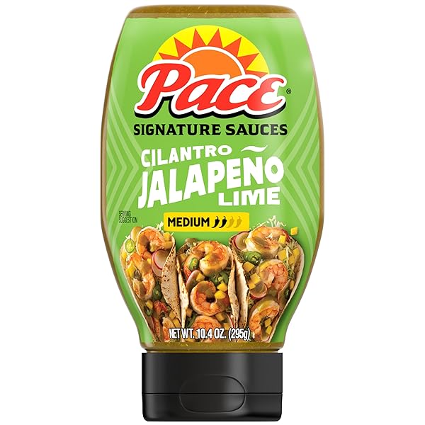 PACE CILANTRO JALAPENO LIME SIGNATURE SAUCE, 10.4 OZ