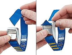 NRS 1" Heavy Duty Tie Down Strap 2 Pack - Stealth
