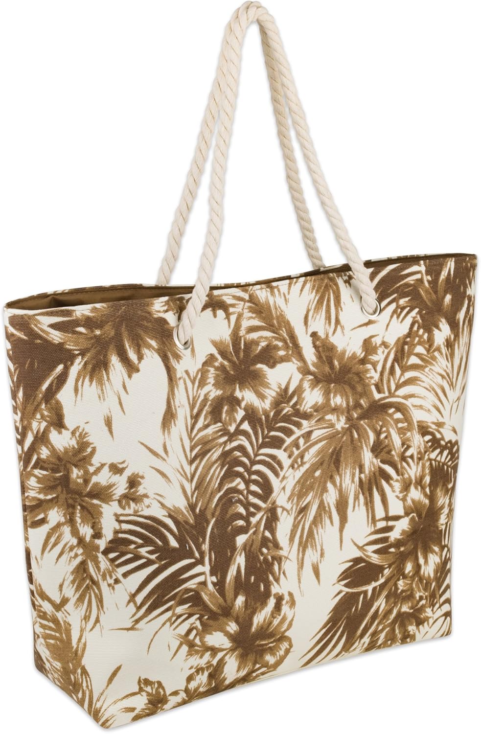 palm print beach bag
