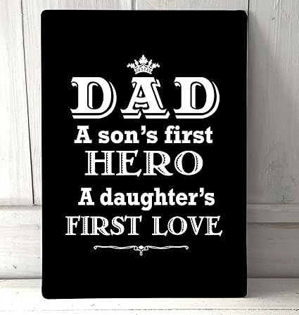 Artylicious Papa A Fils Premier Hero D Filles Premier Amour Fete Des Peres Citation Panneau Mural En Metal Amazon Fr Cuisine Maison Artylicious Papa A Fils Premier Hero D Filles Premier Amour Fete Des Peres Citation Panneau Mural En Metal Amazon Fr Cuisine Maison