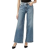 Silver Jeans Co. Women's, Suki Mid Rise Curvy Fit Wide Leg Jeans