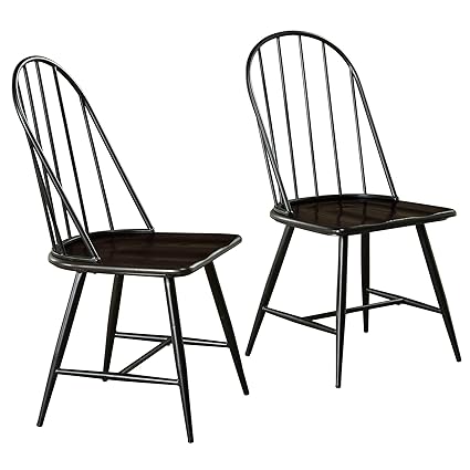 black metal dining chairs target