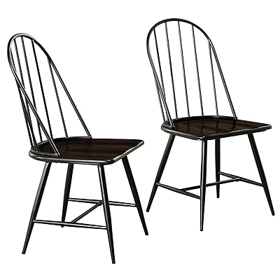 Target Marketing Windsor Spindle Back Dining Chairs, Set of 2
