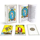 Classic Tarot Cards, 78 Card Tarot Deck with Guide Book for Beginners | 350 GSM linen-textured cardstock, full-color 92-page English guide, card meanings, 3 spreads, symmetrical backs, keepsake box