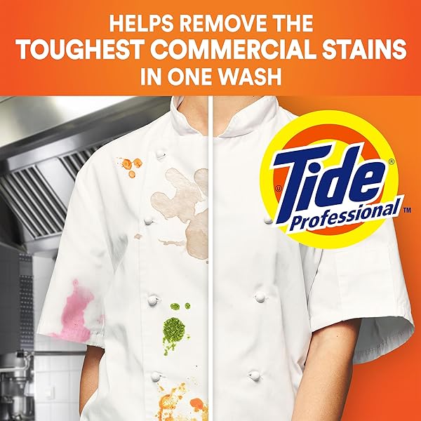 TIDE PROFESSIONAL COMMERCIAL LIQUID LAUNDRY DETERGENT, 80 LOADS, 105 FL OZ, FOR BUSINESS USE