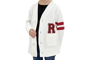 HIP HOP 50'S SHOP Hip Hop 50’s Shop Boys 1950s Retro Knit Varsity Letterman Cardigan Sweater for Kids and Toddlers