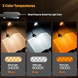 Gritin 16 LED Reading Light Book Lamp USB C Rechargeable Eye Protection view 2