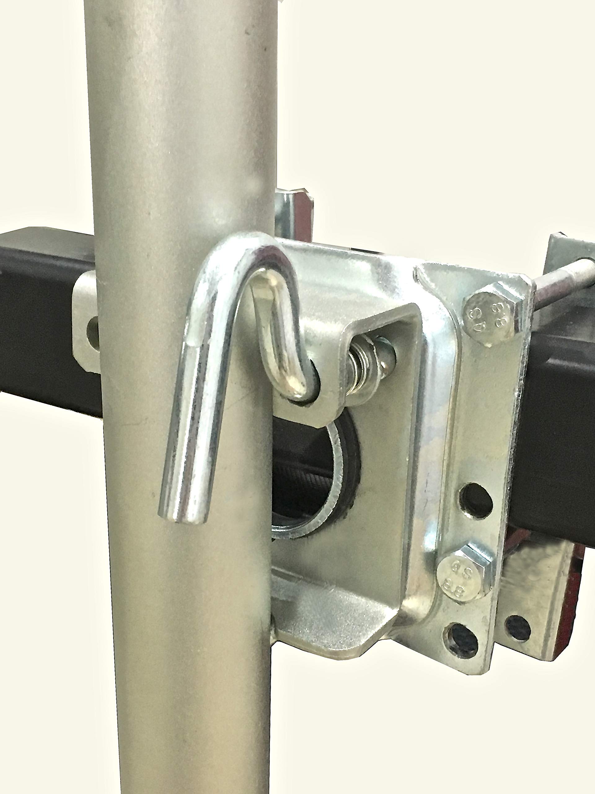 MaxxHaul 70148 10" Lift Swing Back Trailer Jack with Single Wheel1000