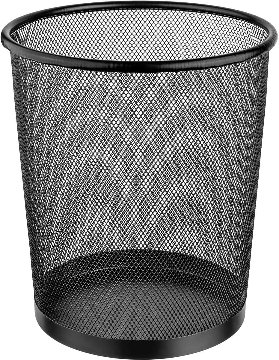 Lixeira Metal Redonda, 8.5L, Preto, Ordene