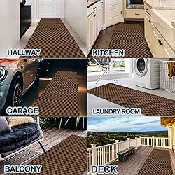 Custom Size Backed Non-Slip Area Rugs Runner, Easy