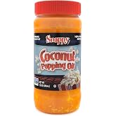 Snappy Butter Flavored Coconut Oil for Home Movie Theater Popcorn, Naturally Colored with Beta Carotene, 15 ounce, Premium Cooking Oil for Snack Preparation