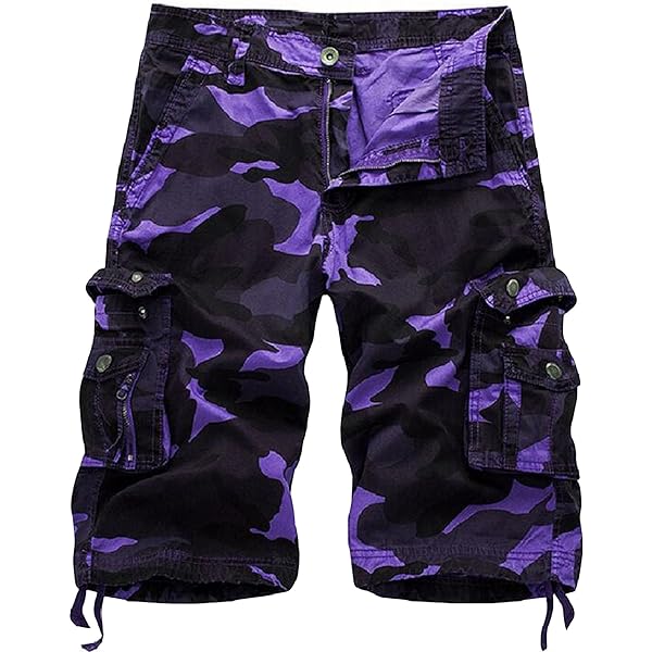 Amazon.com: Maiyifu-GJ Men Relaxed Fit Camo Cargo Shorts