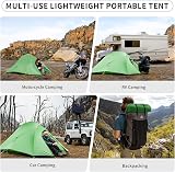 Naturehike Cloud-Up 2 Ultralight Tent 2 Person 210T Green Upgrade view 6