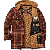 Legendary Whitetails mens Concealed Carry Maplewood Hooded Shirt Jacket