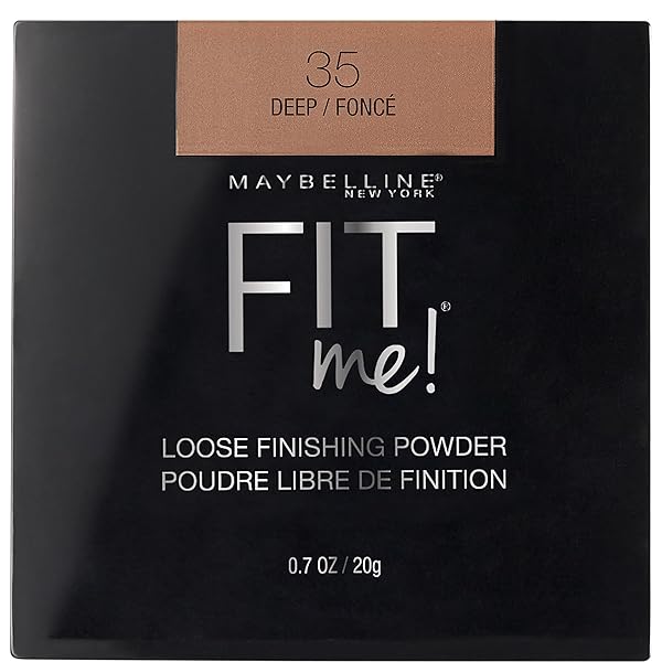 MAYBELLINE FIT ME LOOSE SETTING POWDER, FACE POWDER MAKEUP & FINISHING POWDER, DEEP, 1 COUNT