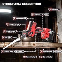 Cordless Reciprocating Saw for Milwaukee m18 18V