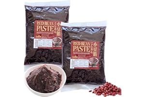 Fusion Select 2 Packs Red Bean Paste - Fine Sweetened Adzuki Bean Paste for Desserts, Buns, Pastry Filling, Mochi - For Chinese, Japanese & Korean Foods - No Additives or Preservatives