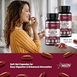 The Intelligent Health CoQ10 300mg 90 Veggie Softgels Fermented Ubiquinone view 5