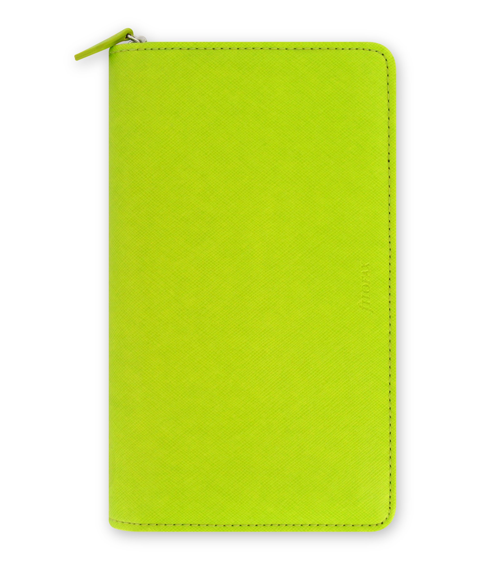 Filofax Compact Saffiano Zip Pear Organiser
