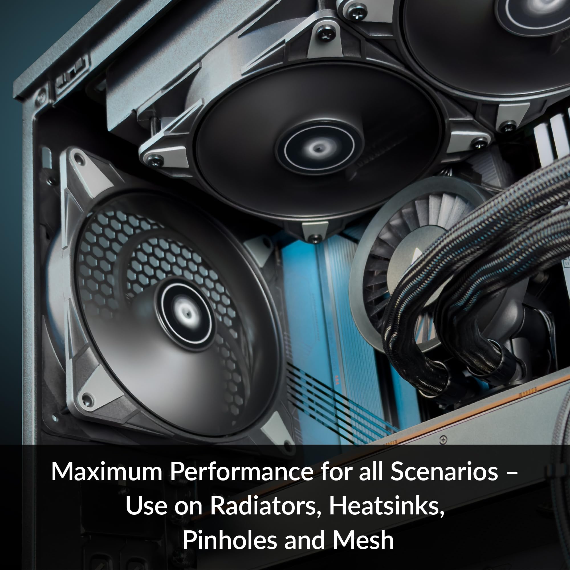 ARCTIC P14 Max - PC Fan, High-Performance 140mm Case Fan, PWM Controlled 400–2800 RPM, Optimised for Static Pressure, 0dB Mode - Black