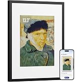 SwitchBot AI Art Frame 13.3'', Electronic Ink Picture Frame, Wireless Digital Photo Frame, Long Battery Life, Alexa Compatible, Wall Decoration, Home D&eacute;cor, AI-Generated Art, Gift for Art Lovers