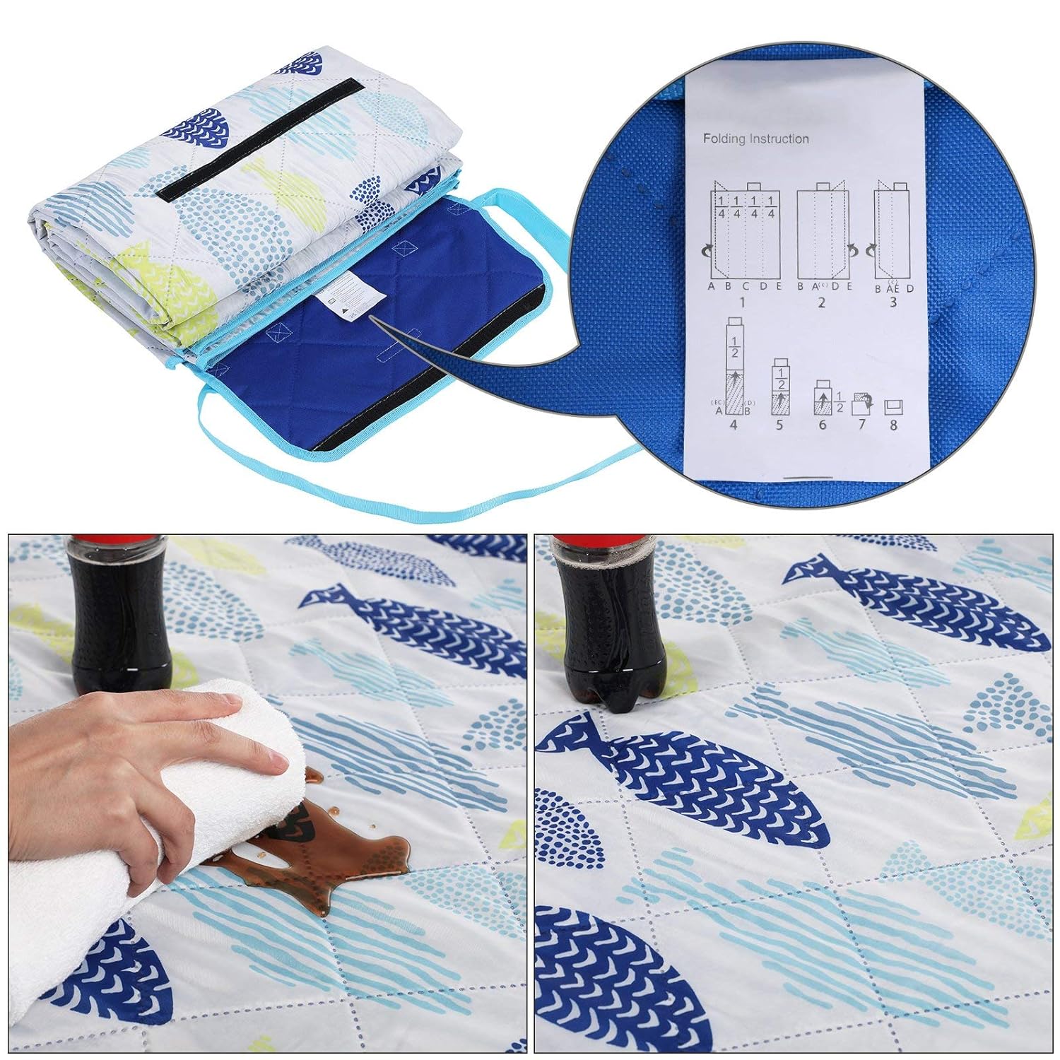 Cinghia In Vera Pelle Per Coperta Tourbon - Tracolla Regolabile Per Picnic, Campeggio E Viaggi - Foto 4