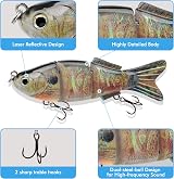Truscend Easy Catch Swimmax Lifelike 4-Segment Jointed Swimbait view 4