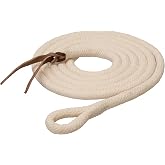 Weaver Equine Performance Lead Rope, Long Horse Lead Rope with Quick Halter Attachment, Soft Comfort Grip, Barn Horse Tack for Daily Use &amp; Showing