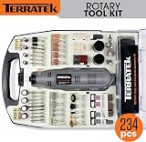 Terratek Corded Rotary Tool 234pc Accessory Set 135W 8000-33000RPM view 8