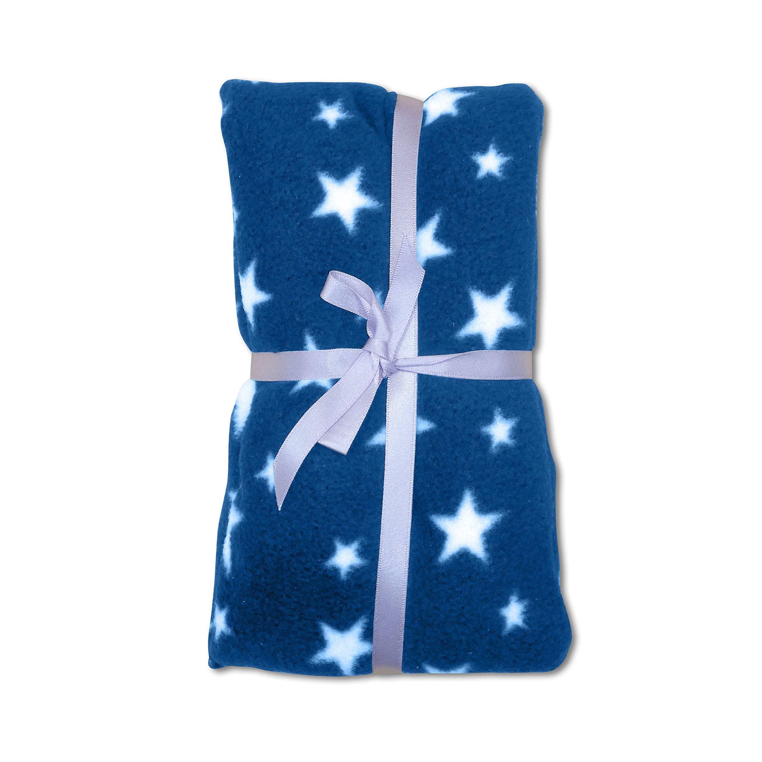 Life Healthcare Microwavable Fabric Wheat Warmer for Aches and Pains - Navy with White Stars 760g