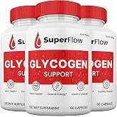 Gold Nutra (3 Pack) Super Flow Blood Support Capsules, SuperFlow Glycogen Pills All Natural Supplement, 3-Month Supply.
