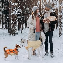 Kuoser Waterproof Dog Coat, Reversible Dog Jacket