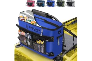 Dreizack Kayak Cooler Behind Seat, Waterproof Cooler for Kayaking,Paddle Board Cooler Compatible with Lawn-Chair Seat Kayak Accessories Cooler Bag Kayak Cooler Tow Behind for Camping Fishing