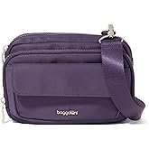 Baggallini womens Modern Double Zip Crossbody