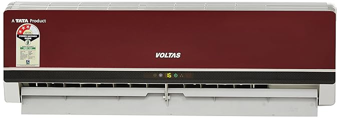 Voltas 1 Ton 3 Star (2018) Split AC (Copper, 123 PZY-R, Red)