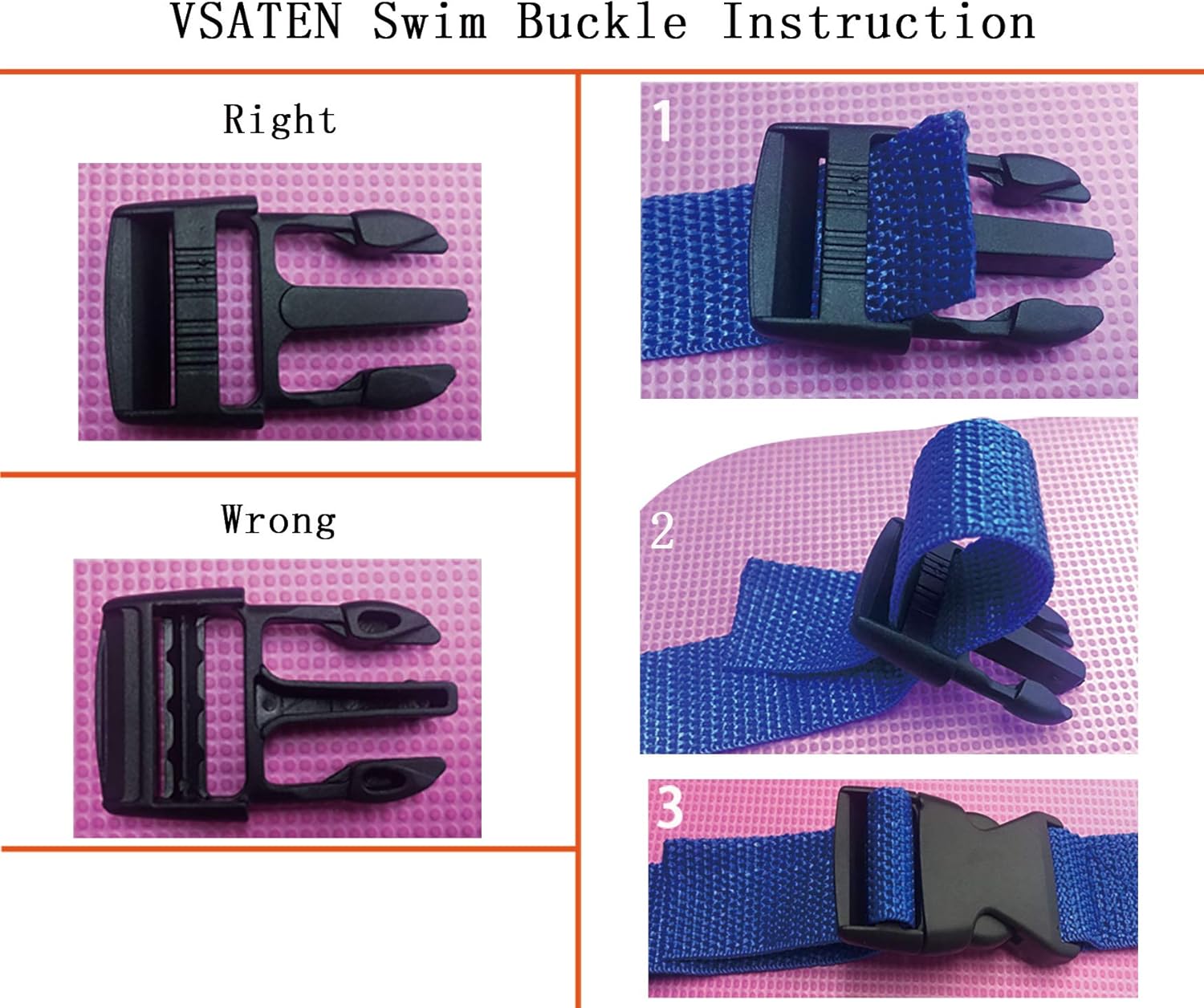VSATEN Back Float, Swim Belt Bubble Adjustable 3 Layers Thicken Split Foam Learning Safety Training Board Pool Floaties for Kids Toddlers Swimming Beginners Floats Swim Lessons Equipment (60lb-100lb) : Sports & Outdoors